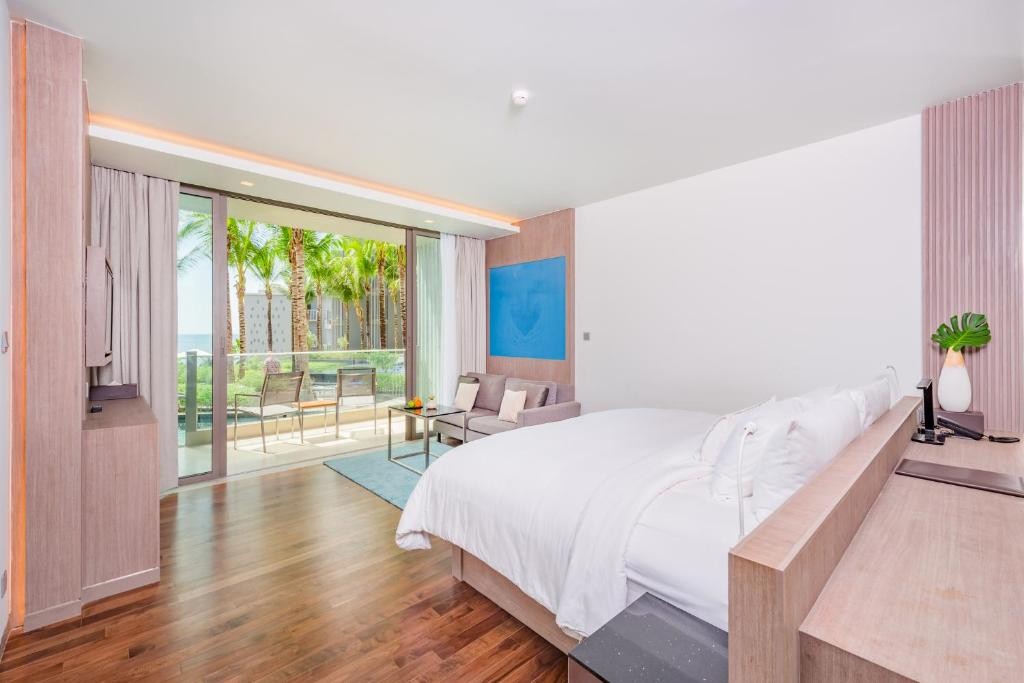 غرفة كومفي مع إمكانية استخدام المسبح